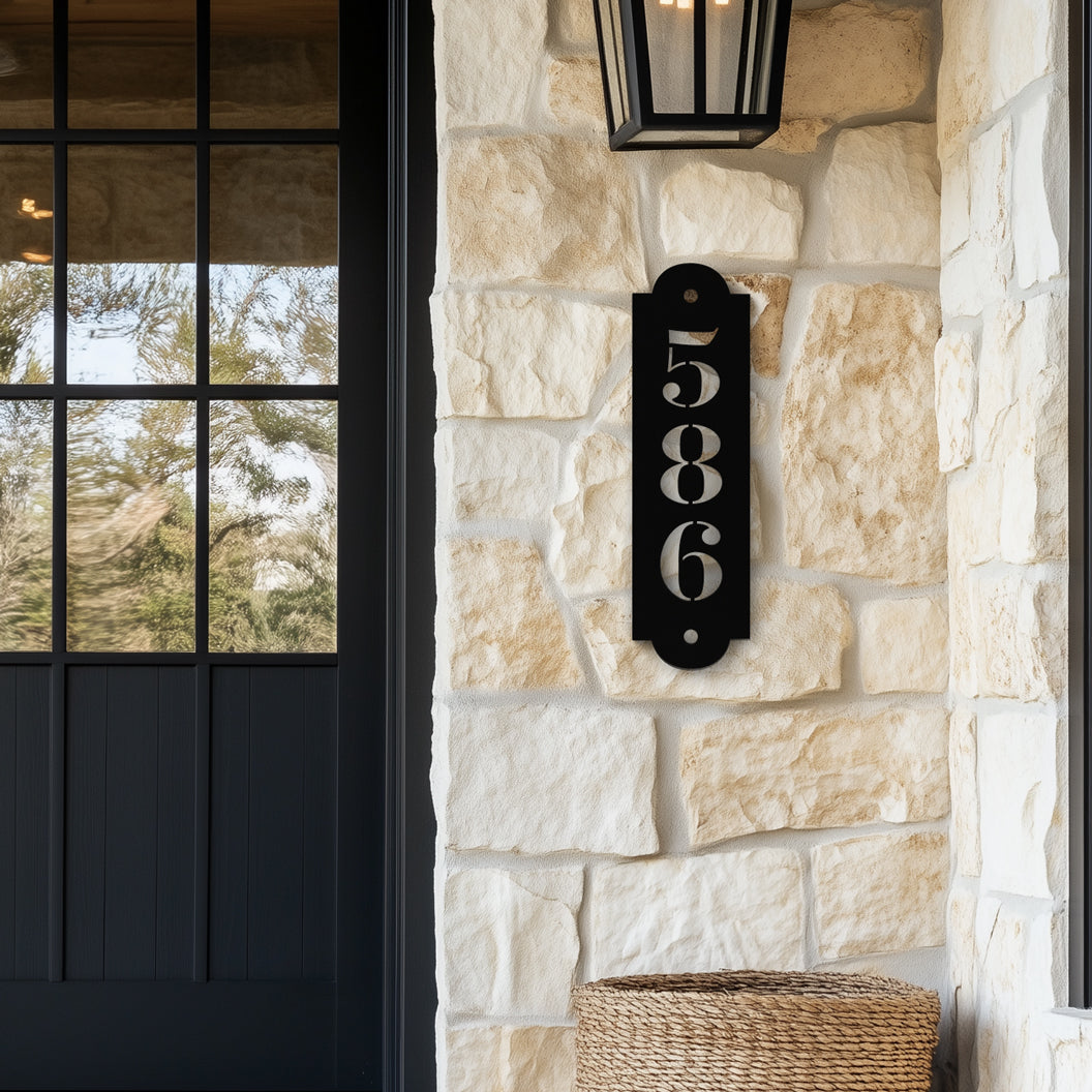 Summer-Ready Curb Appeal: Bright and Bold Address Signs