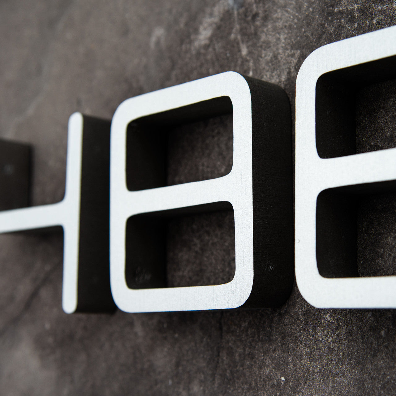 Atom Mono House Numbers and Letters