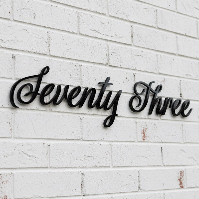 Ashley House Numbers and Letters