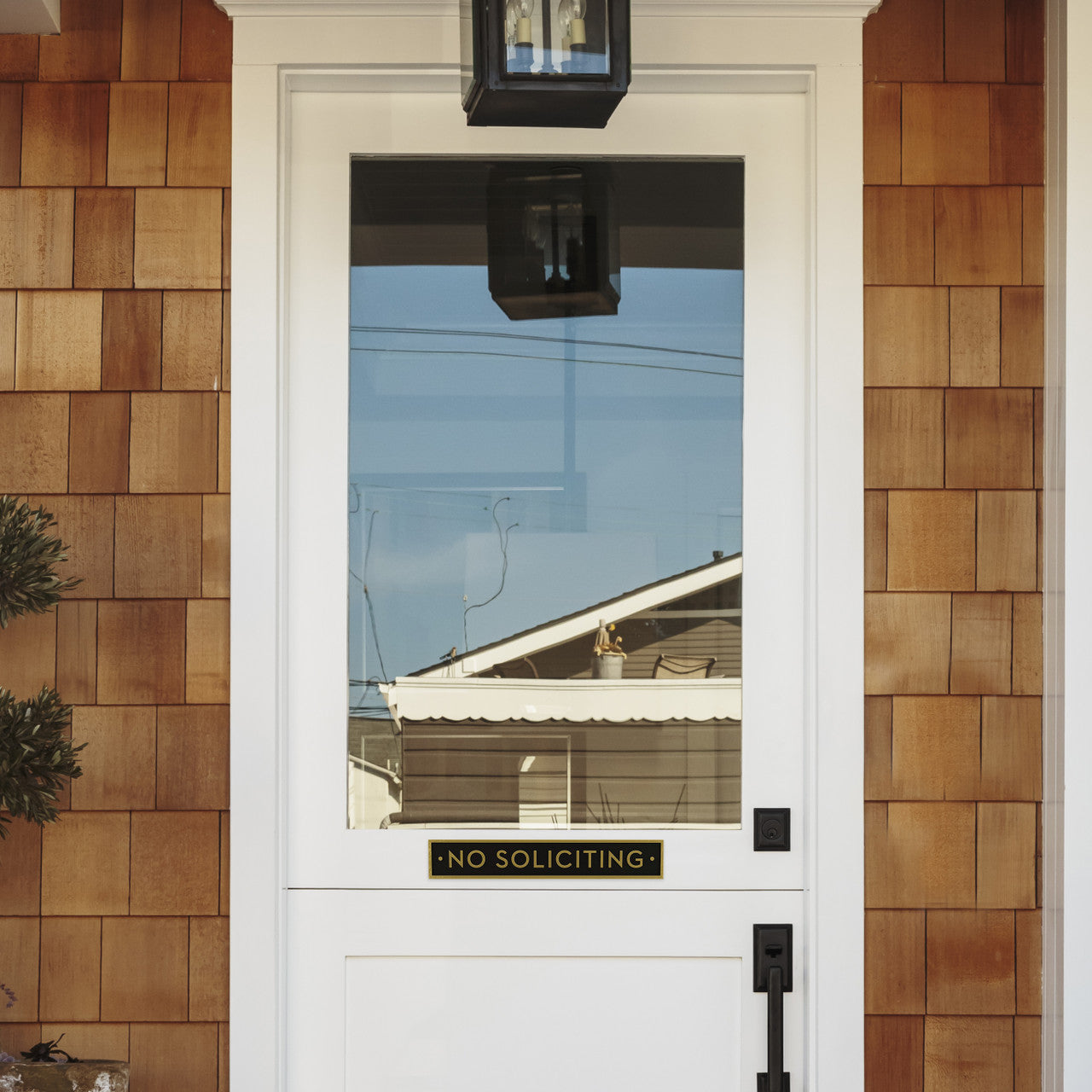No Soliciting Sign