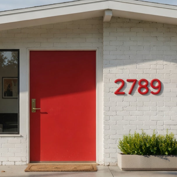 Bubble Fyn House Numbers and Letters