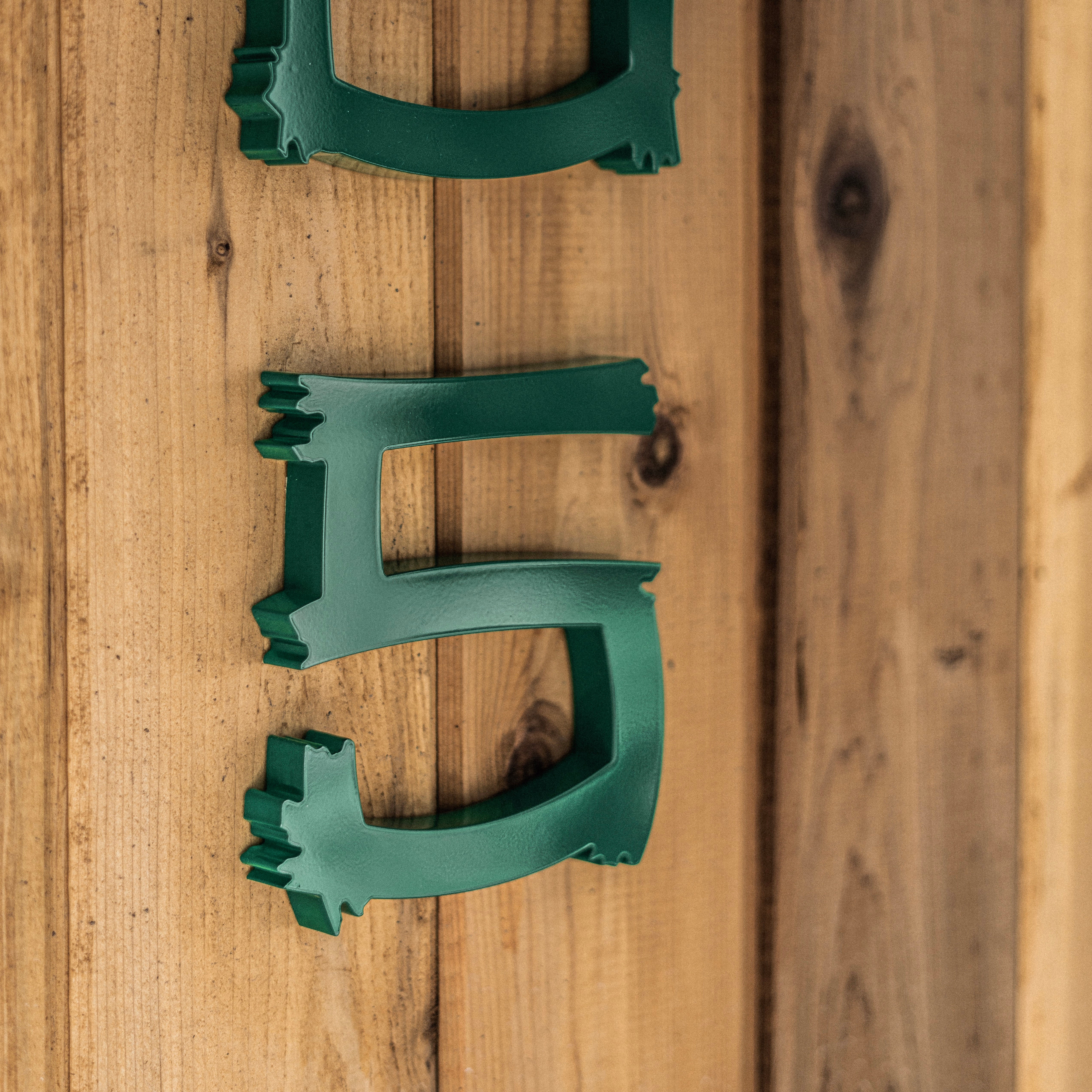 Tiki Hut House Numbers and Letters
