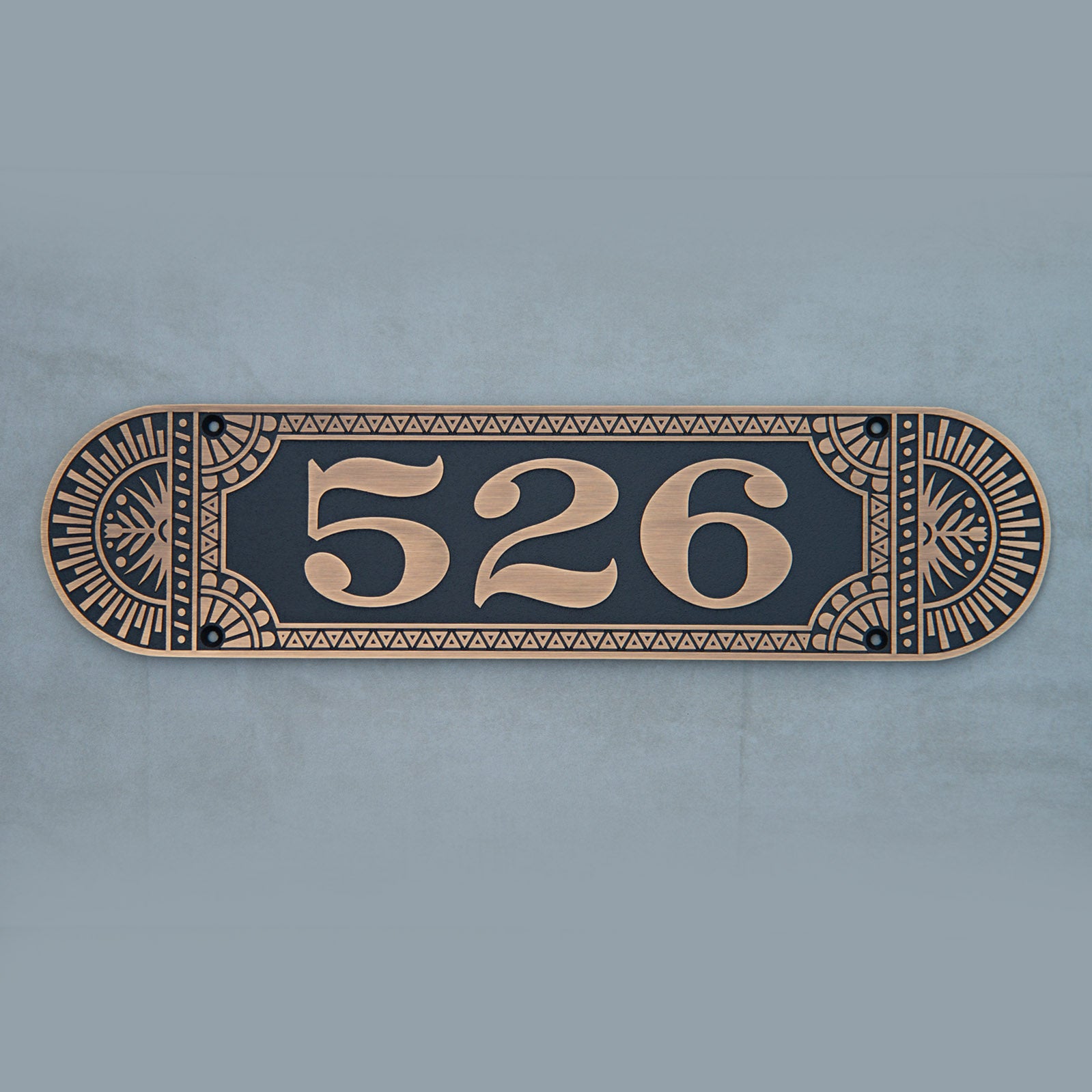 Sterling Address Plaque