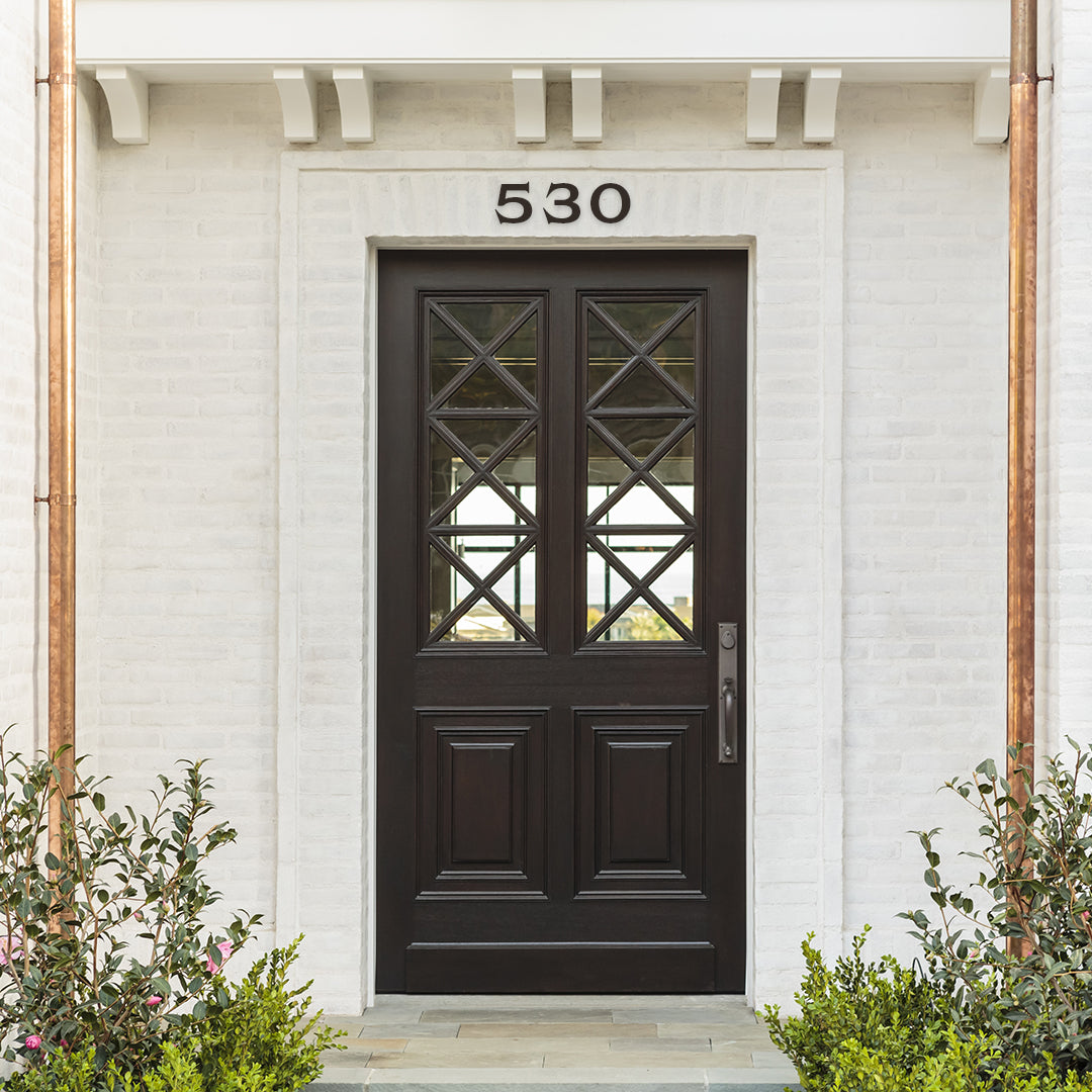 Barrow House Numbers and Letters