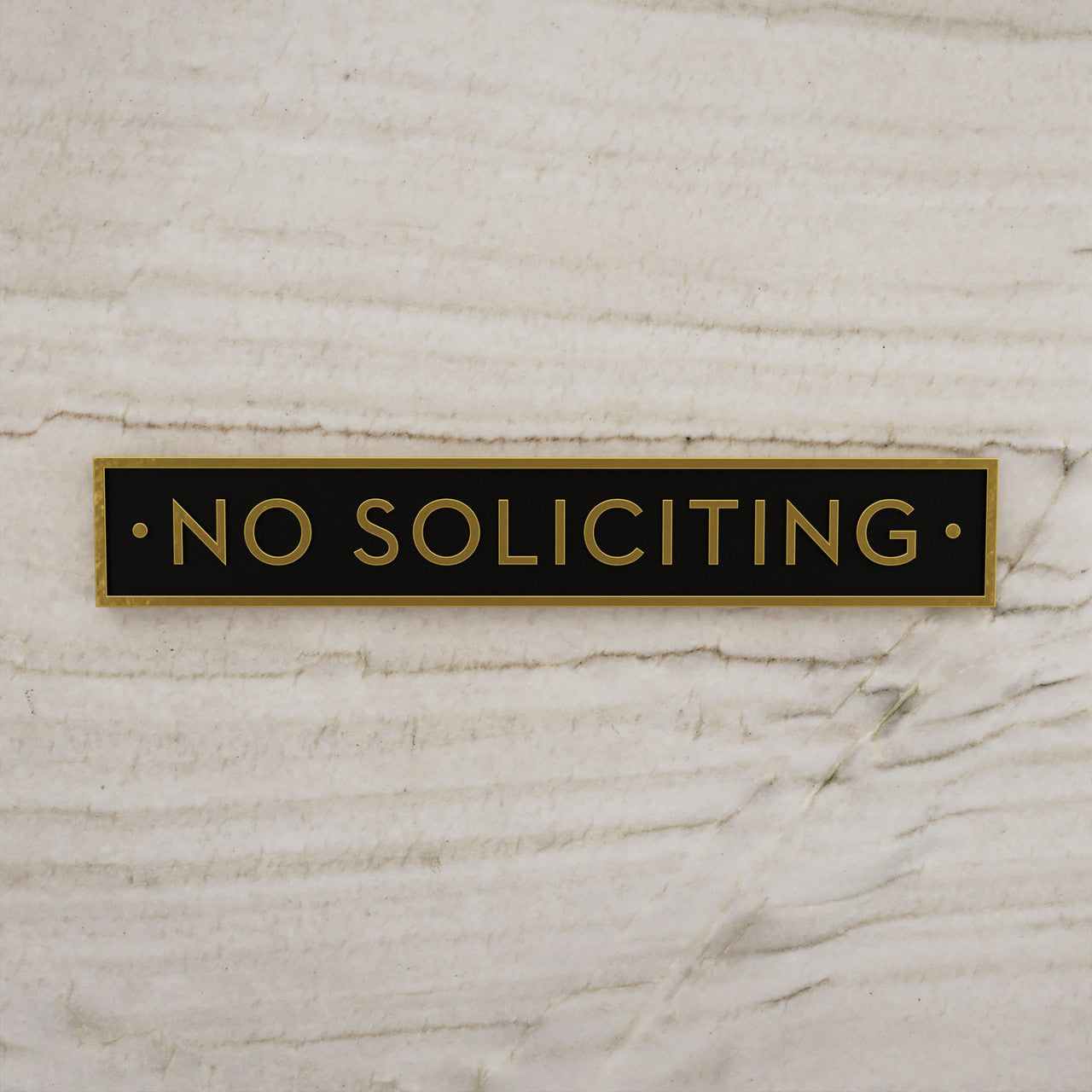 No Soliciting Sign