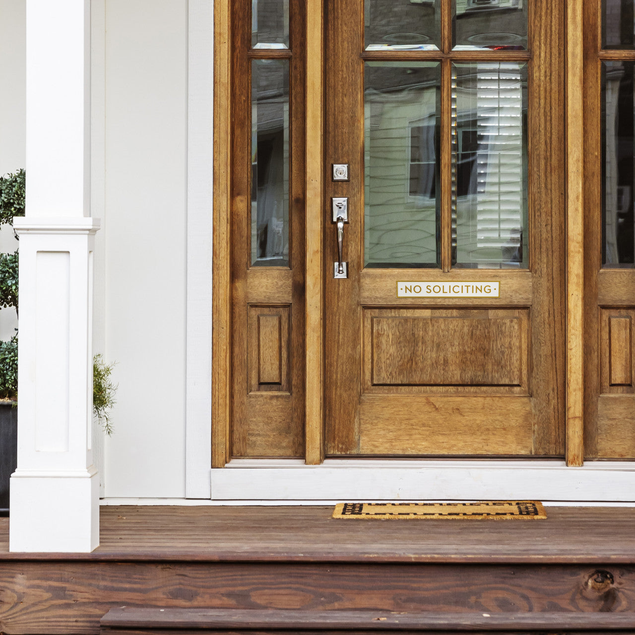 No Soliciting Sign
