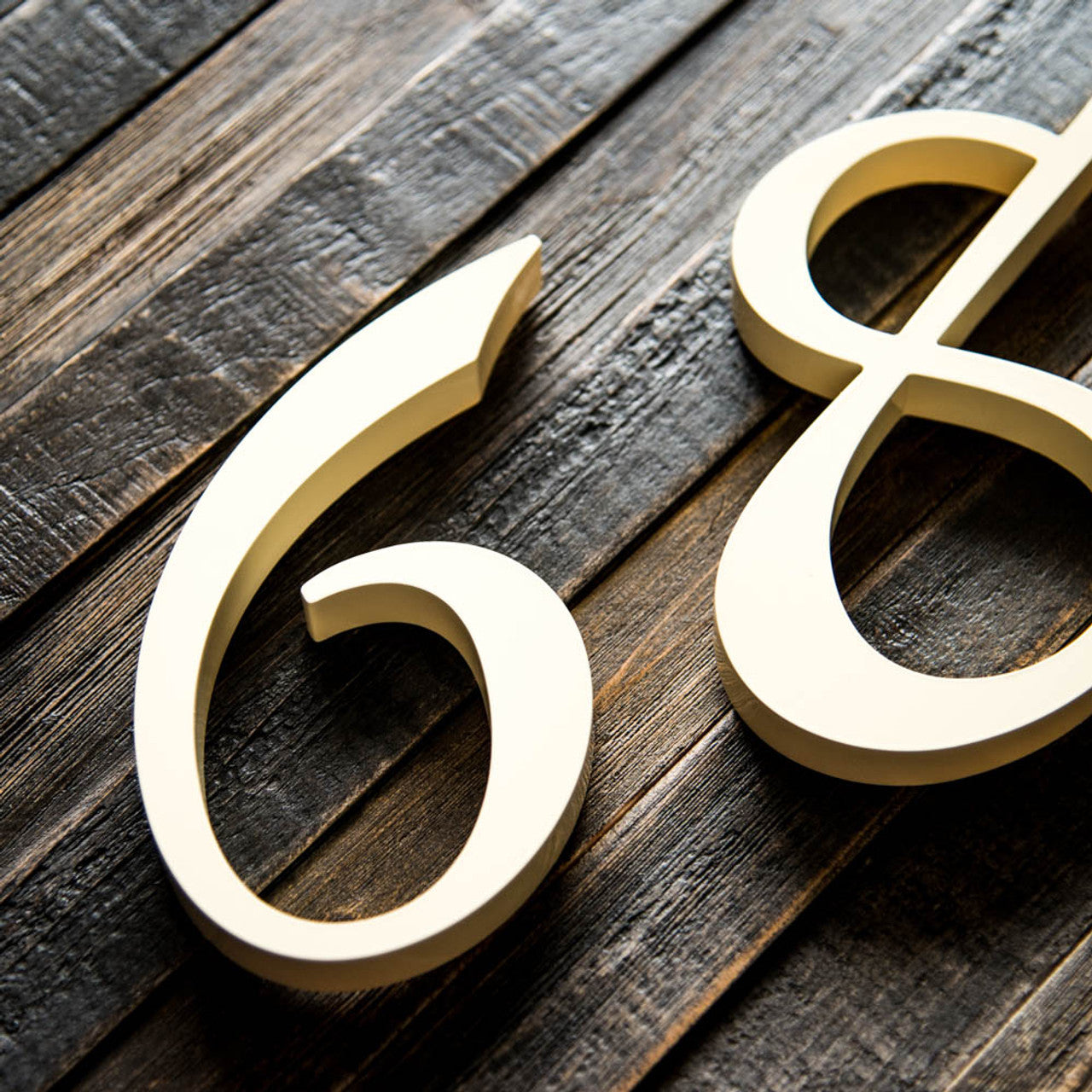 Seaside House Numbers and Letters