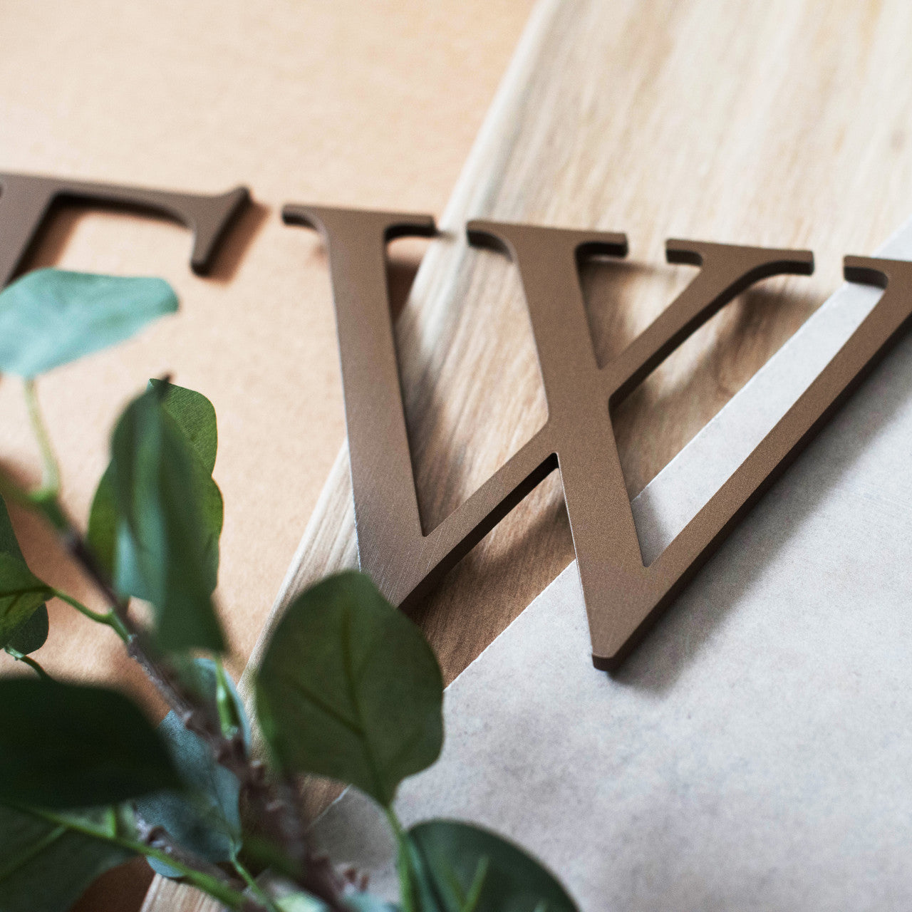 Alden House Numbers and Letters