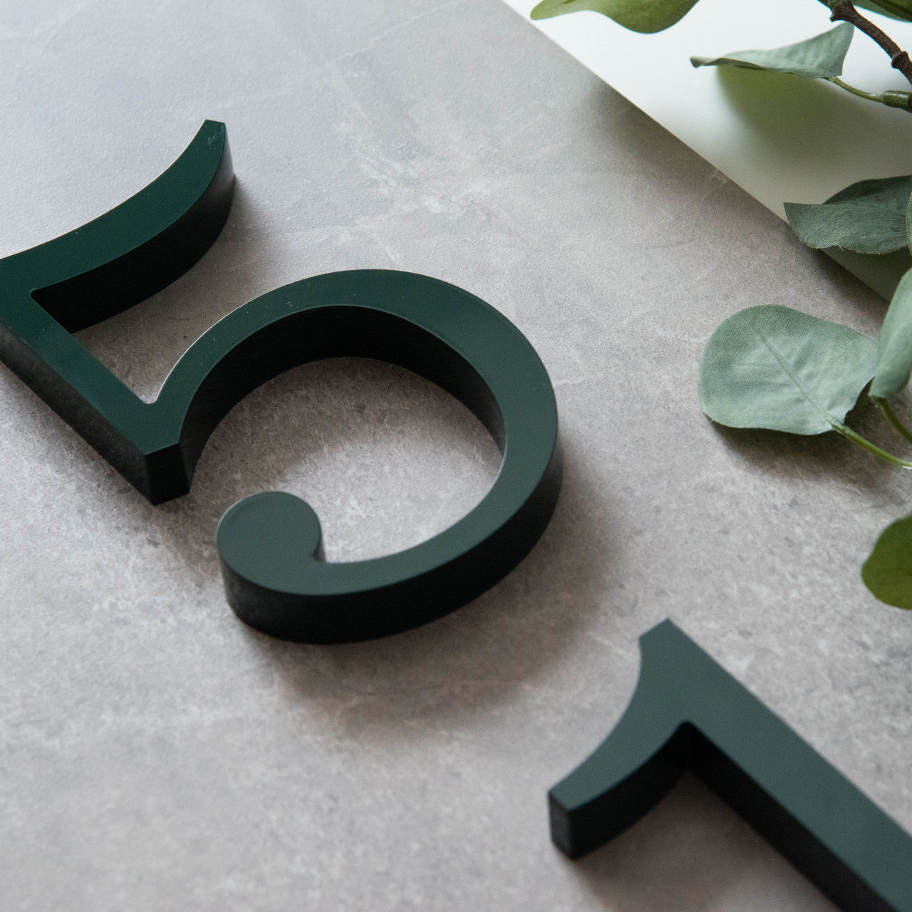 Somers House Numbers and Letters