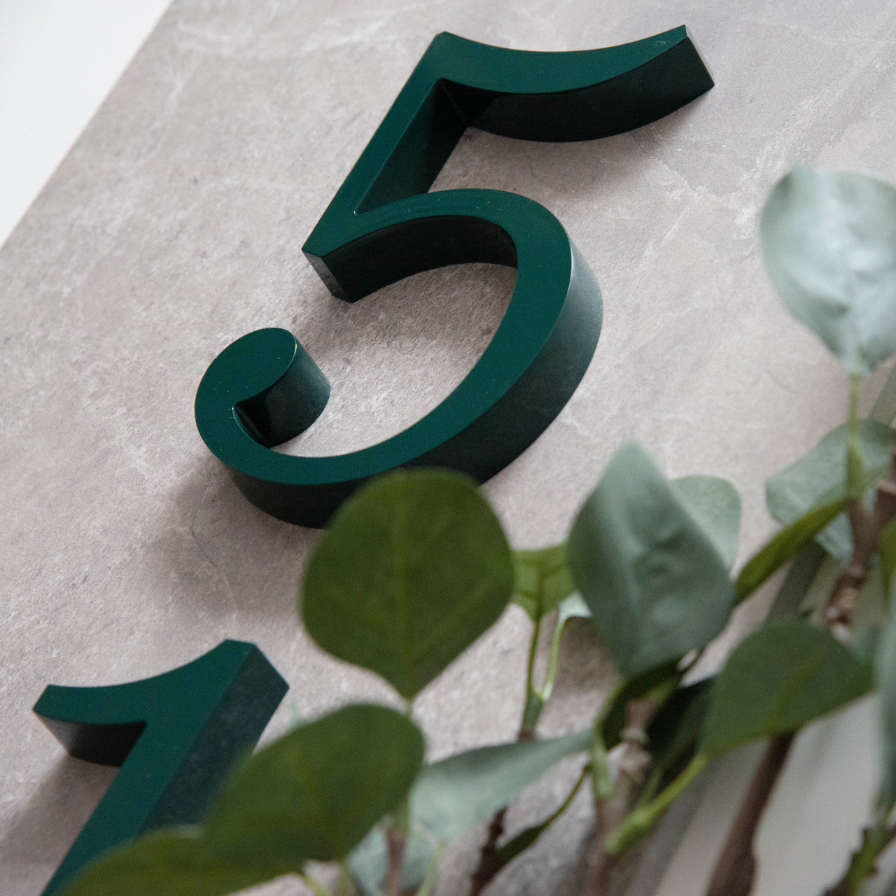 Somers House Numbers and Letters