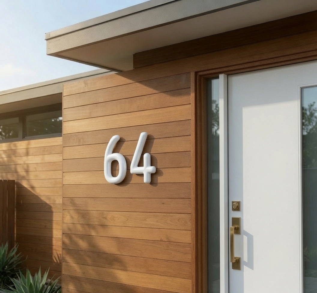 Bubble Tren House Numbers and Letters