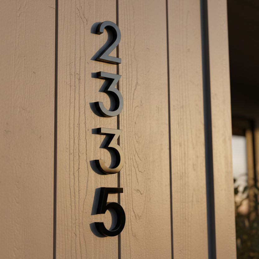 Areo House Numbers and Letters