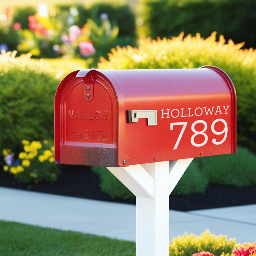Archer Mailbox Stickers