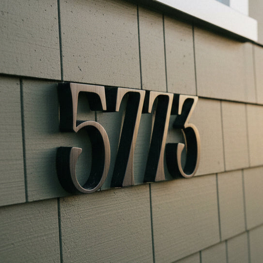 Art House Numbers and Letters