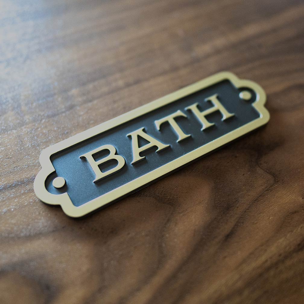 Barrow Display Plaque - Plastic