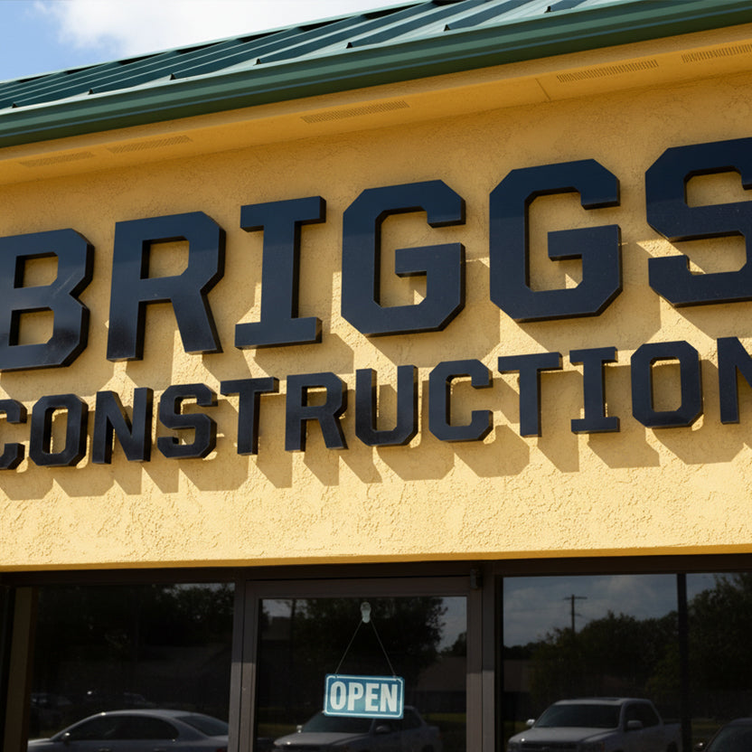 Ruck Bold Personalized Commercial Signage