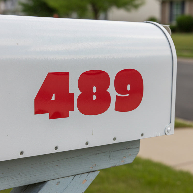 Chubby Mailbox Stickers