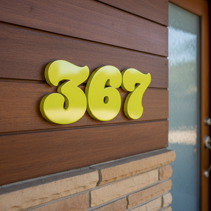 Darling House Numbers and Letters