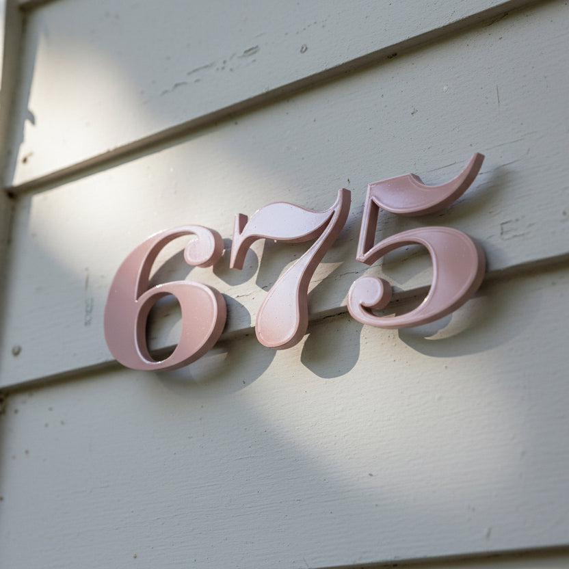 Elowen House Numbers and Letters