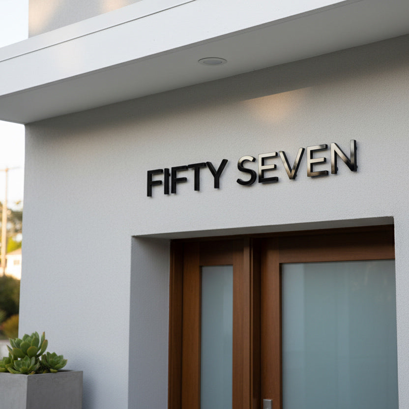 Evo House Numbers and Letters