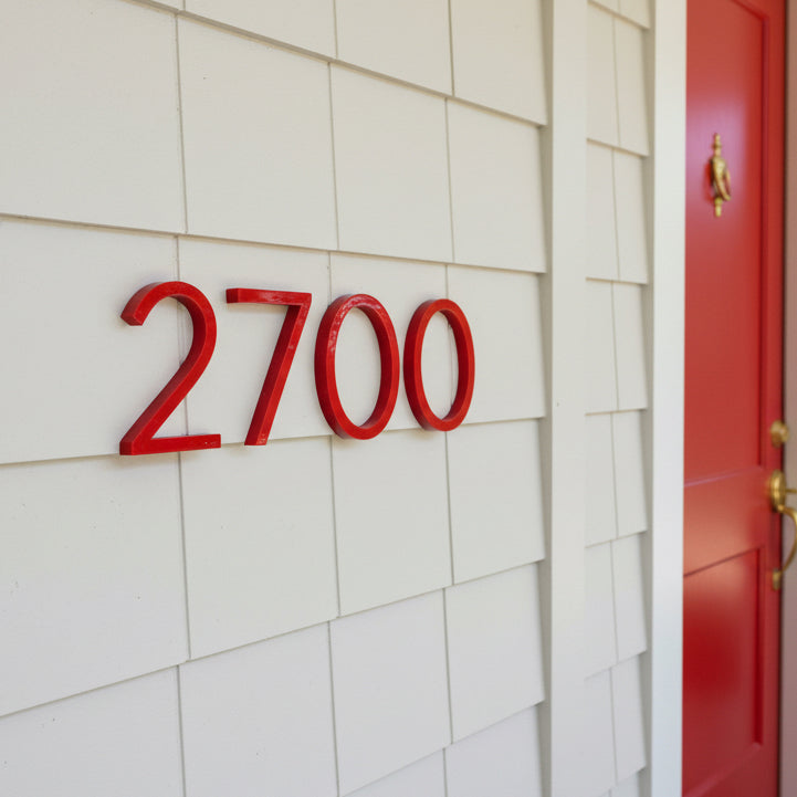 Evo House Numbers and Letters