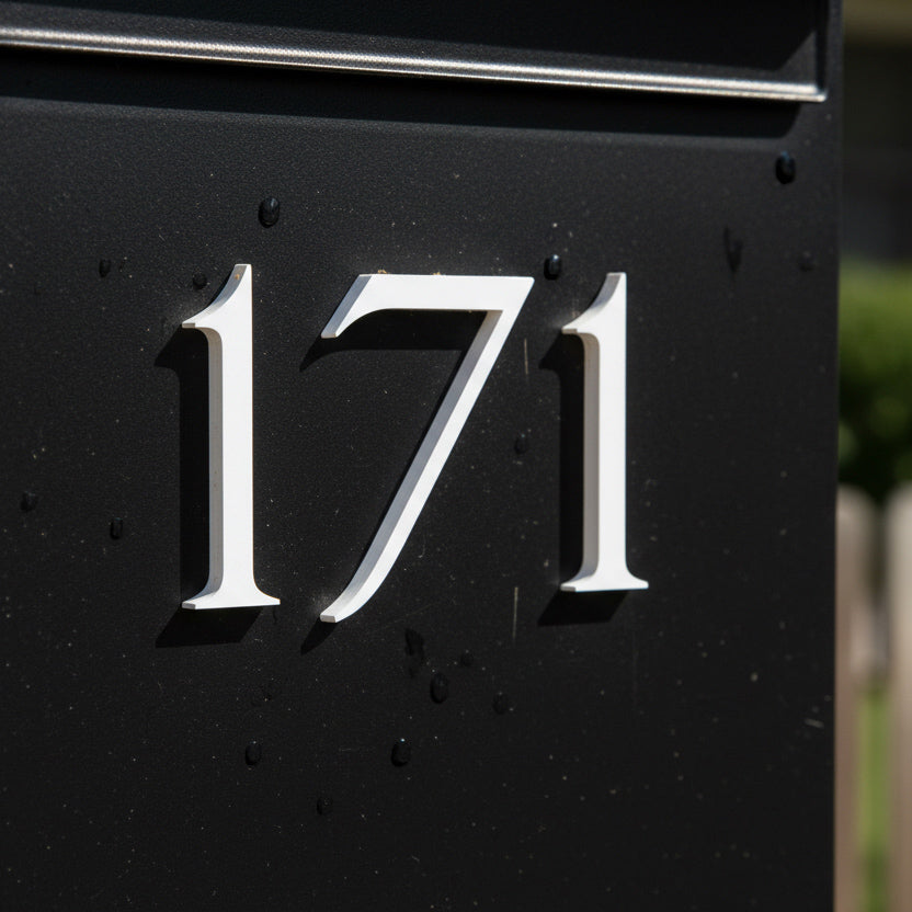 Franson Dimensional Self Adhesive Mailbox Numbers