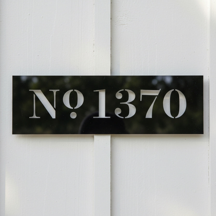 Haven House Number Sign