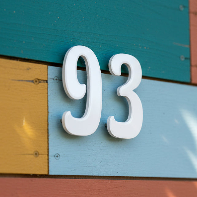 Hippy House Numbers and Letters