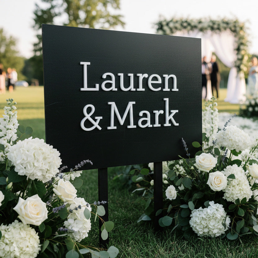 Iconic Personalized Letters Wall Decor