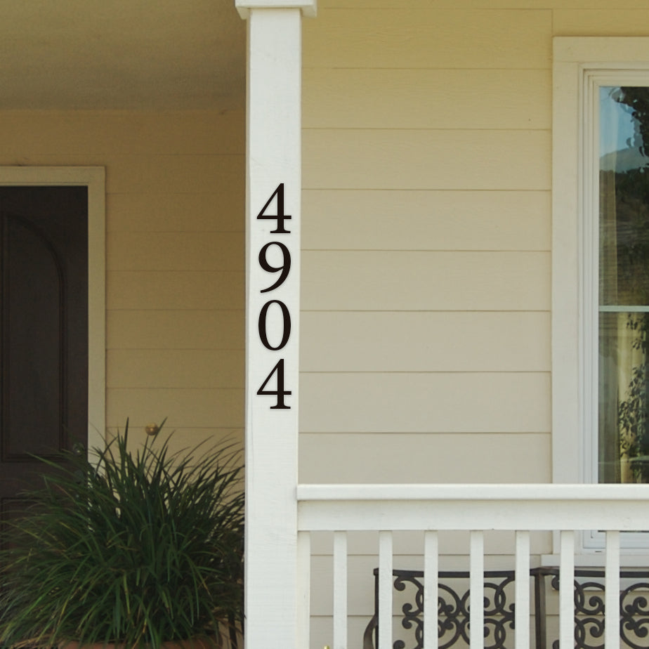 Whitney House Numbers and Letters