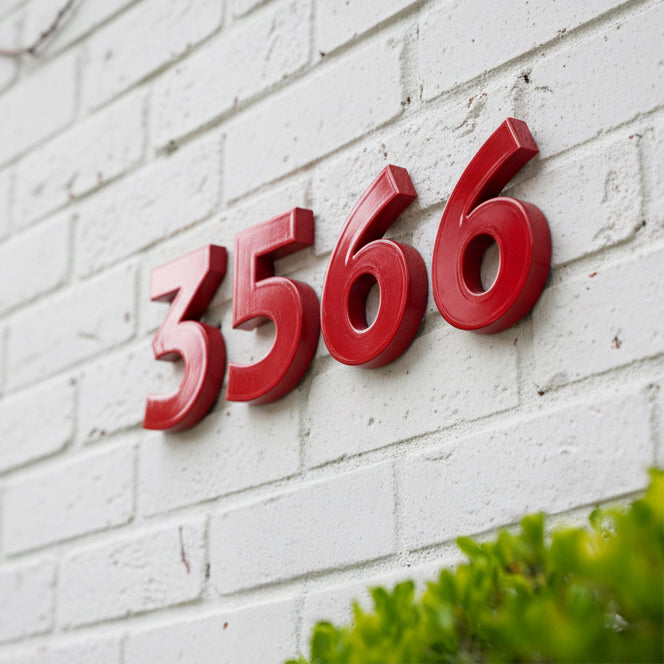 Nora House Numbers and Letters