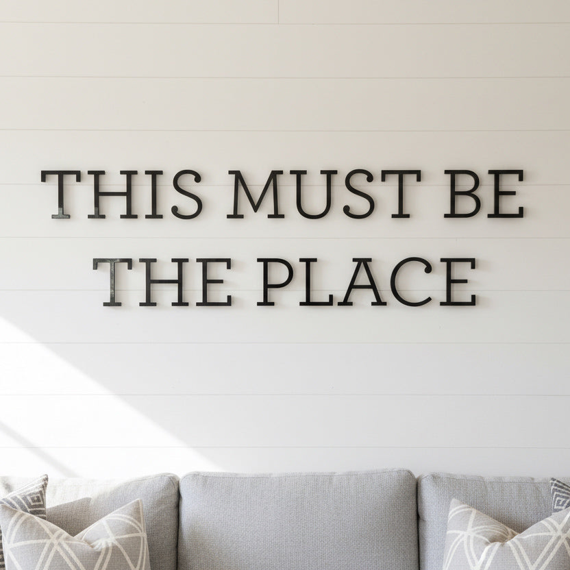 Iconic Personalized Letters Wall Decor