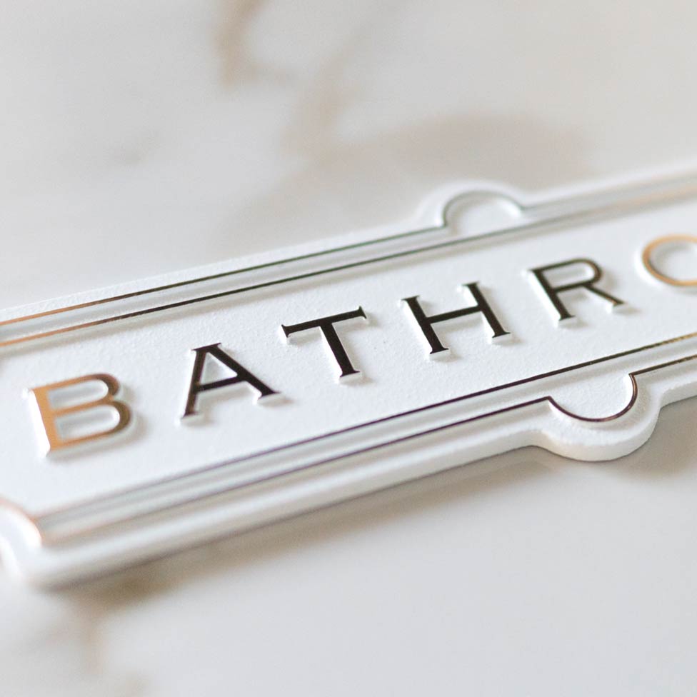 Silo Light Display Display Plaque - Brass