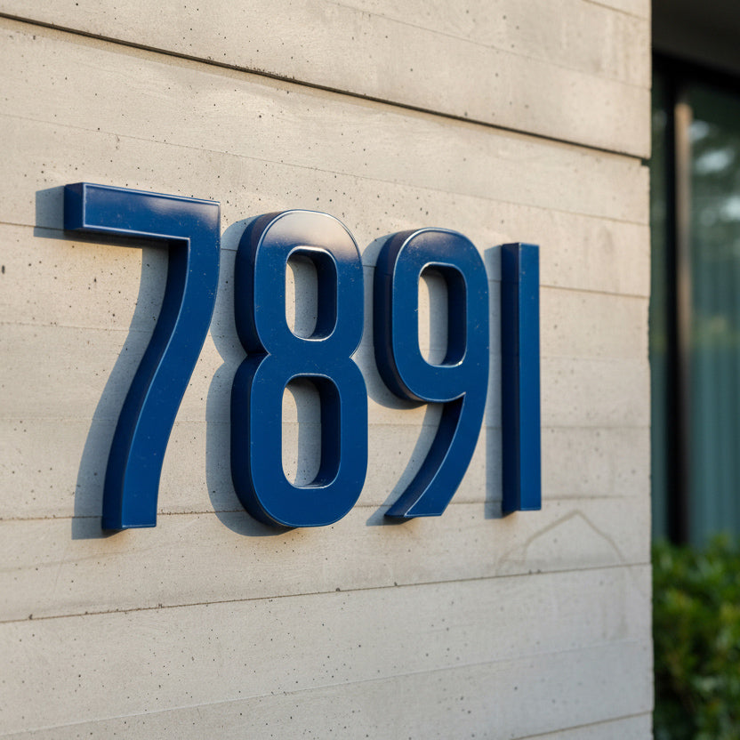 Tren House Numbers and Letters