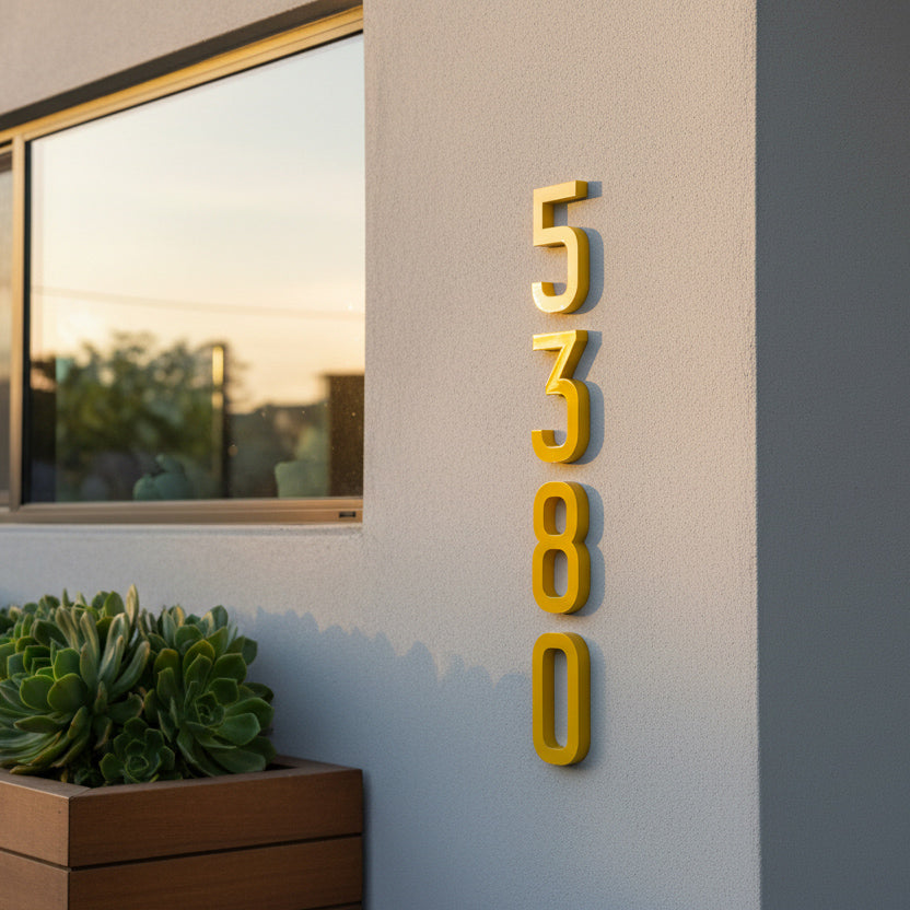 Tren House Numbers and Letters