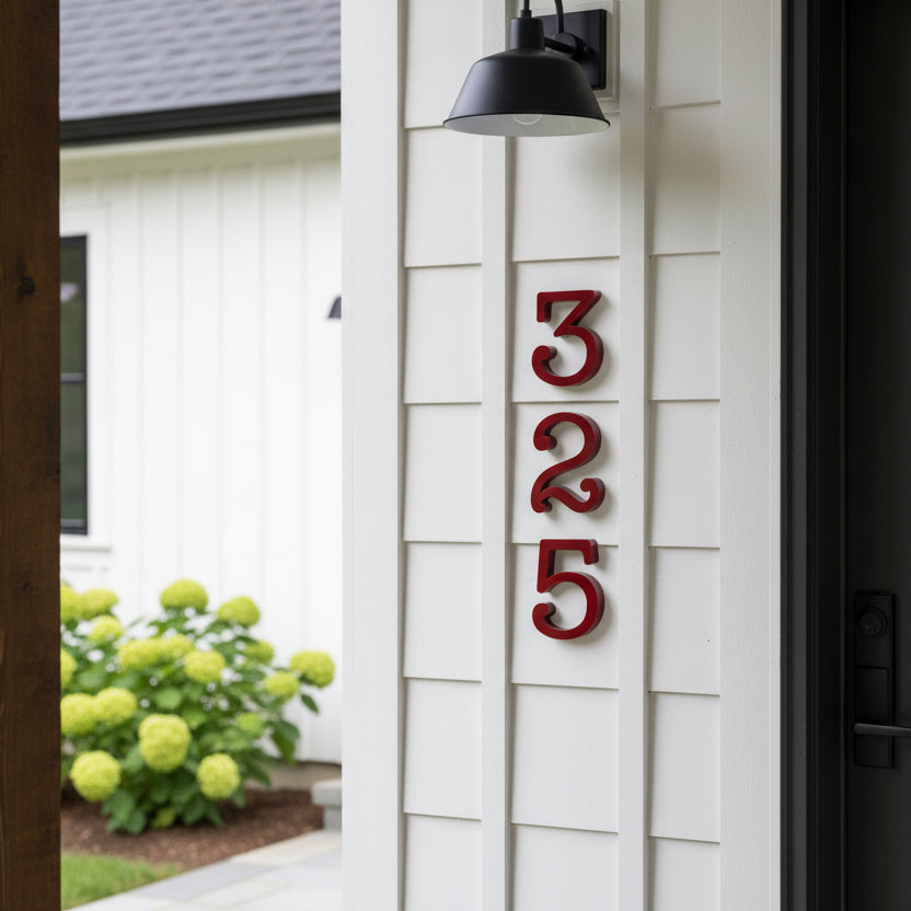 Typewriter House Numbers and Letters