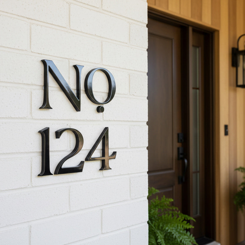 Washington House Numbers and Letters