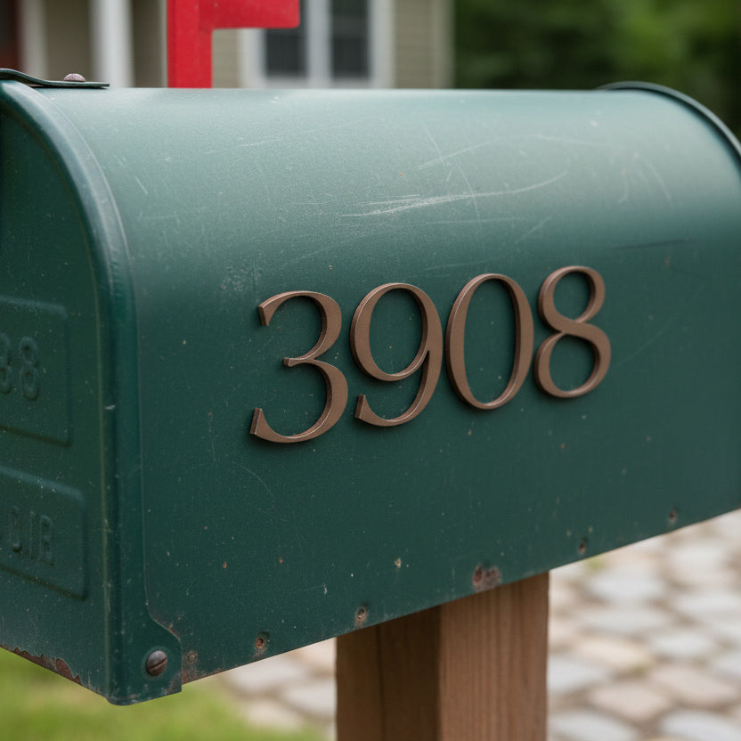 Washington Dimensional Self Adhesive Mailbox Numbers