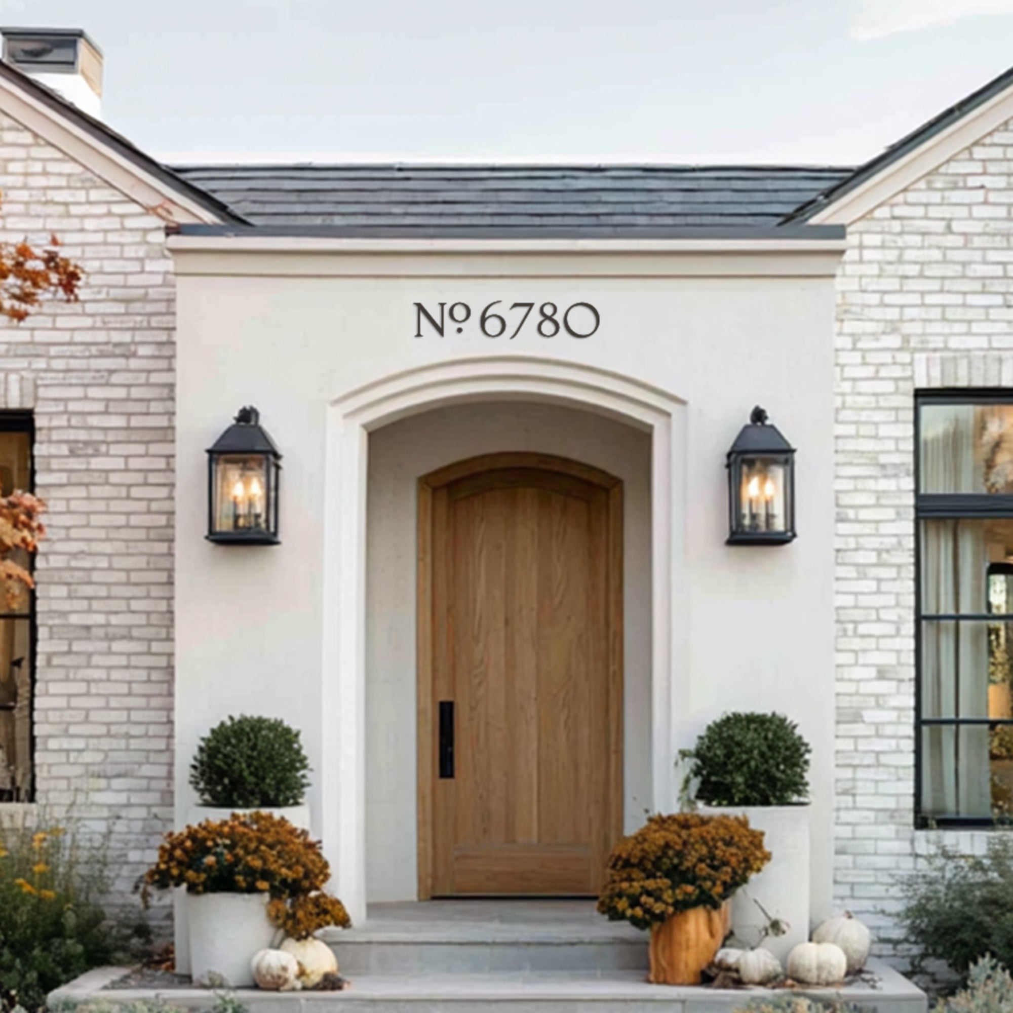 House Numbers for Modern Farmhouse Exteriors