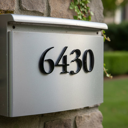 Alden Dimensional Self Adhesive Mailbox Numbers