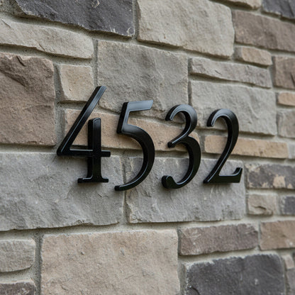 Alden House Numbers and Letters