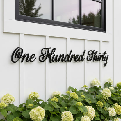 Ashley House Numbers and Letters