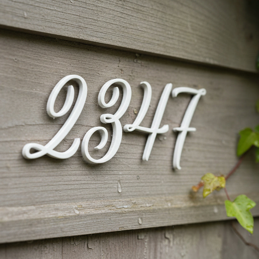 Ashley House Numbers and Letters