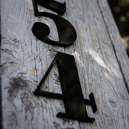 Abril House Numbers and Letters