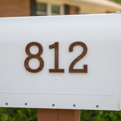 Ferris Dimensional Self Adhesive Mailbox Numbers