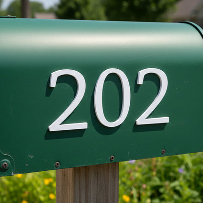 Langston Dimensional Self Adhesive Mailbox Numbers