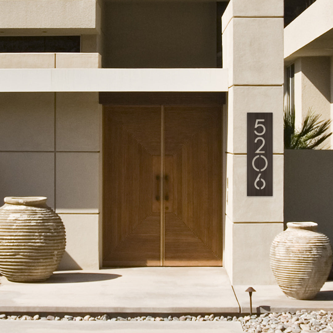 London House Number Sign
