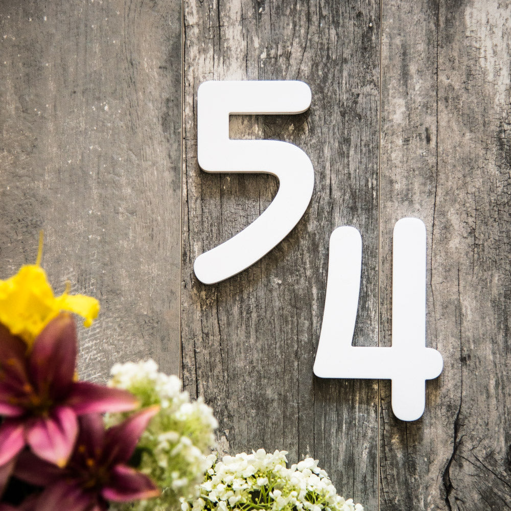 Abby House Numbers and Letters