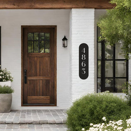 Flora House Number Sign