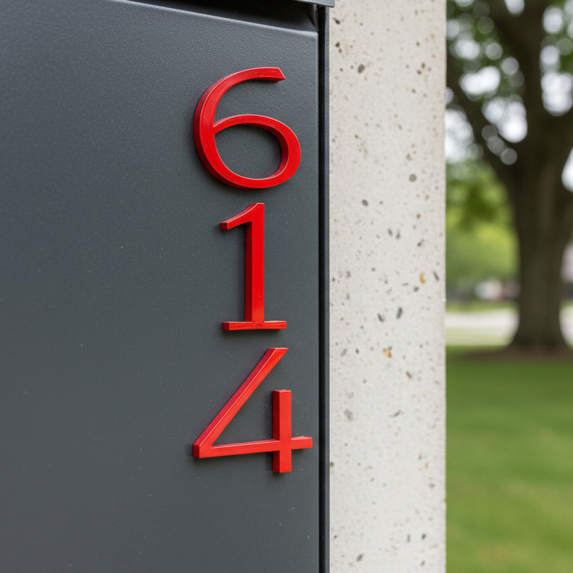Ace Dimensional Self Adhesive Mailbox Numbers